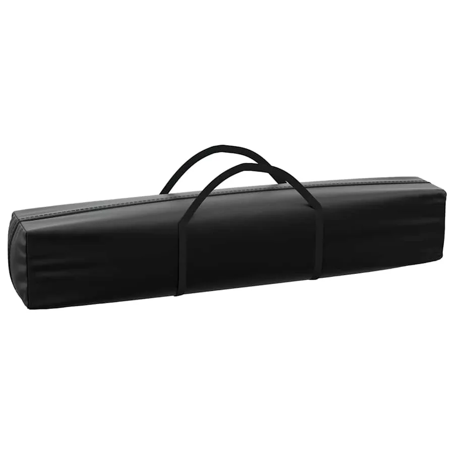 Tente de réception pliable avec parois Noir 3x3 m - 8