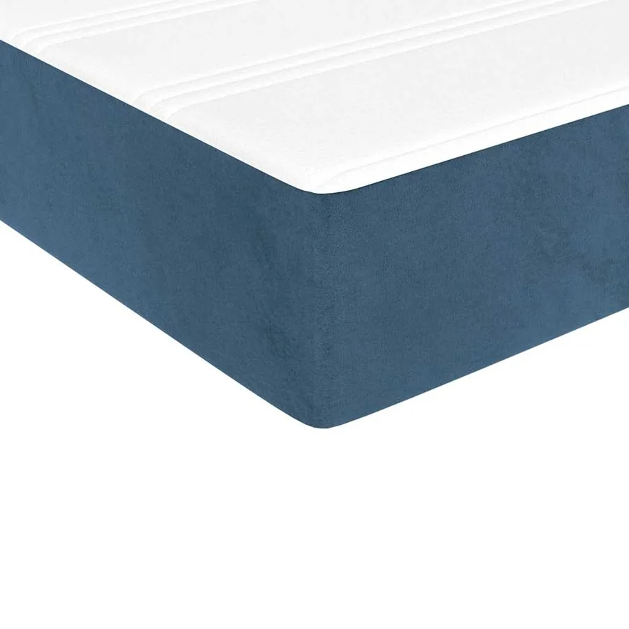 Matelas à ressorts ensachés 90 x 220 cm Bleu foncé - 5