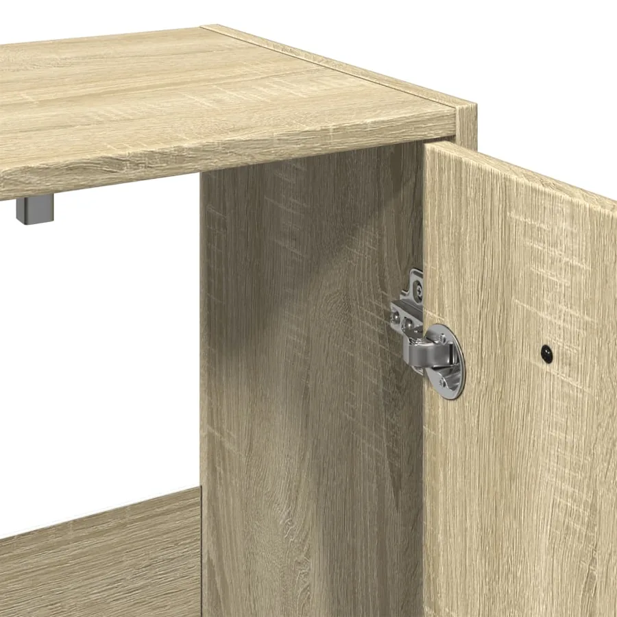 Ensemble de meubles de salle de bain 3 pcs chêne sonoma - 10
