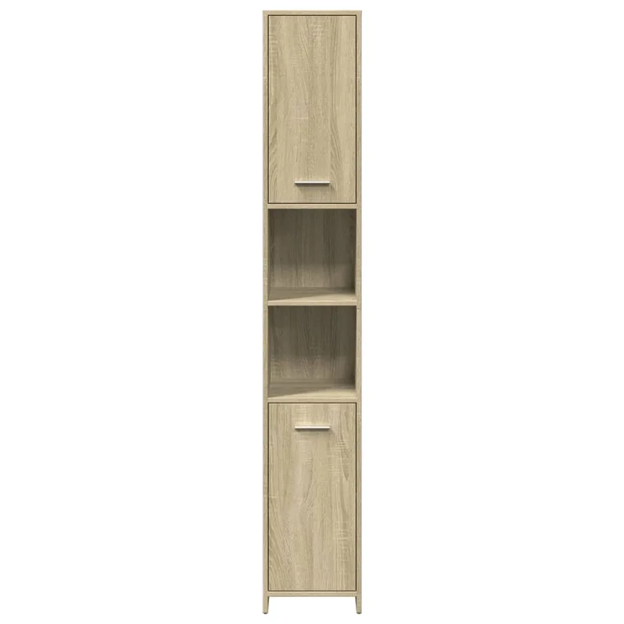 Ensemble de meubles de salle de bain 3 pcs chêne sonoma - 7