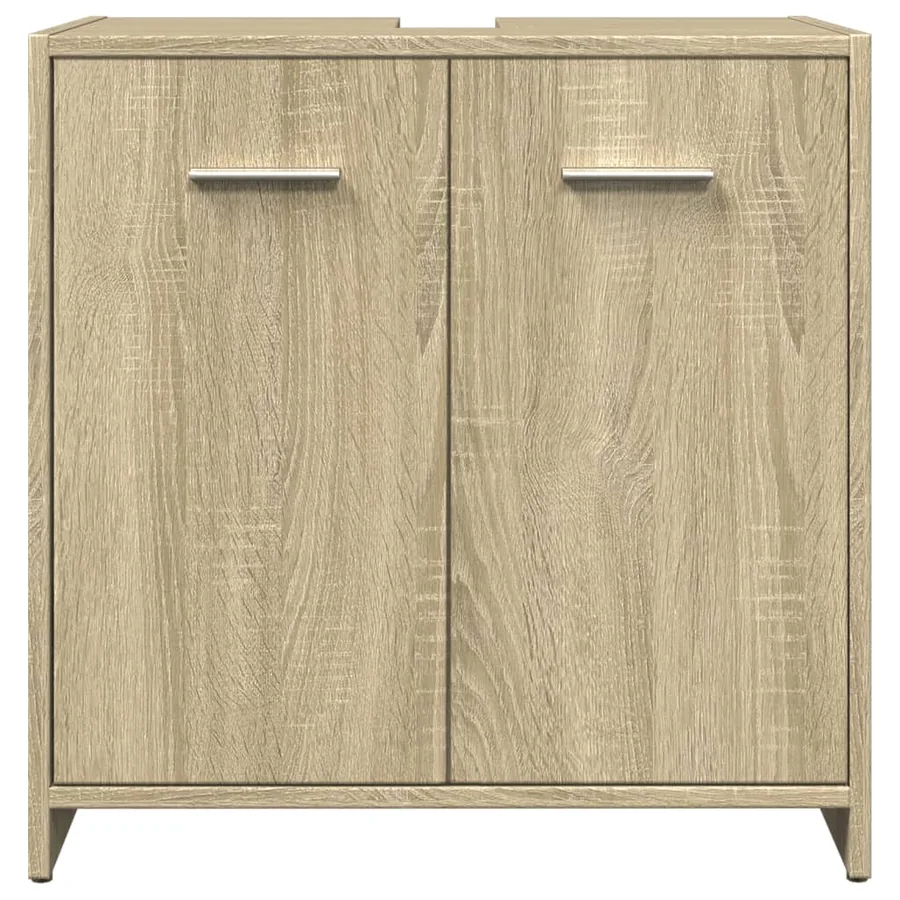 Ensemble de meubles de salle de bain 3 pcs chêne sonoma - 9