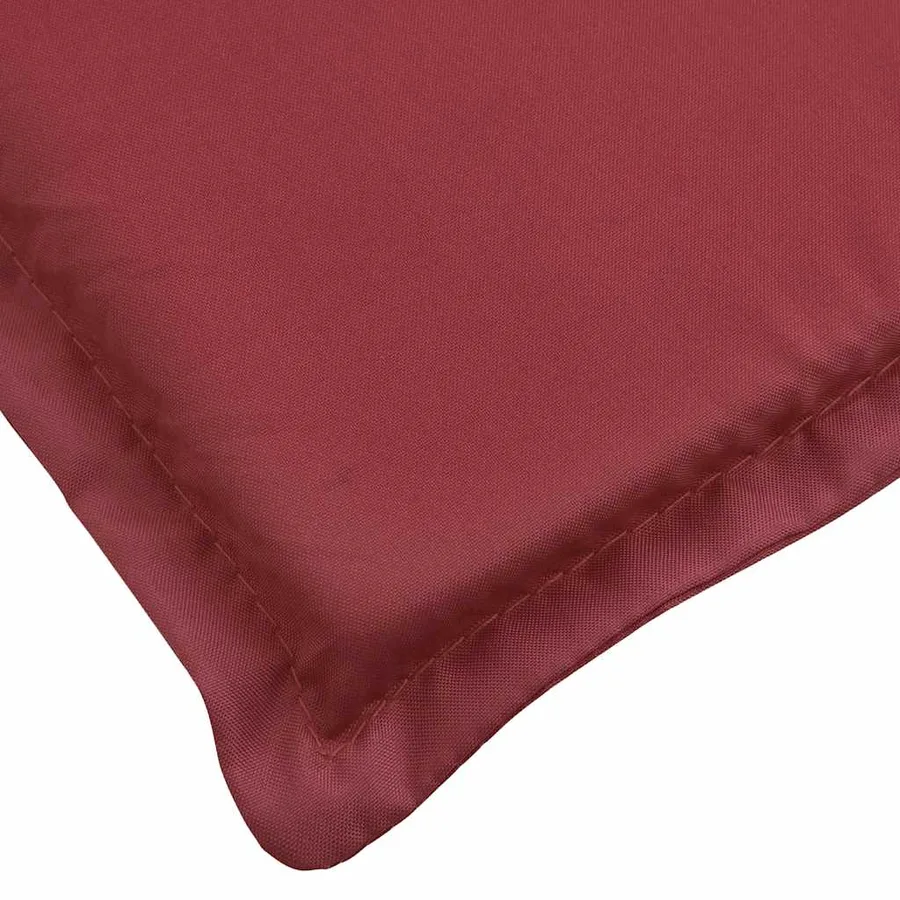 Coussin de chaise longue rouge bordeaux 200x60x3cm tissu oxford - 6