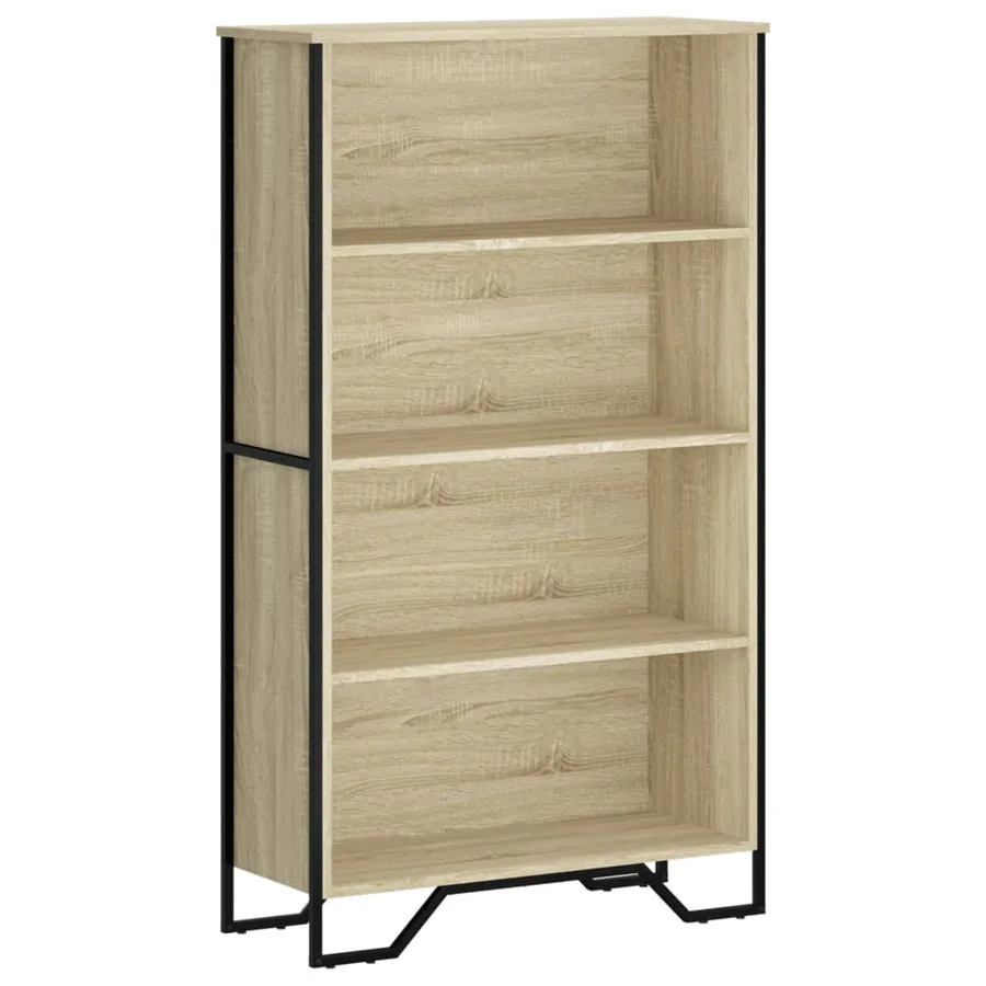 Bibliothèque chêne sonoma 80x31x137,5 cm bois d'ingénierie - 2