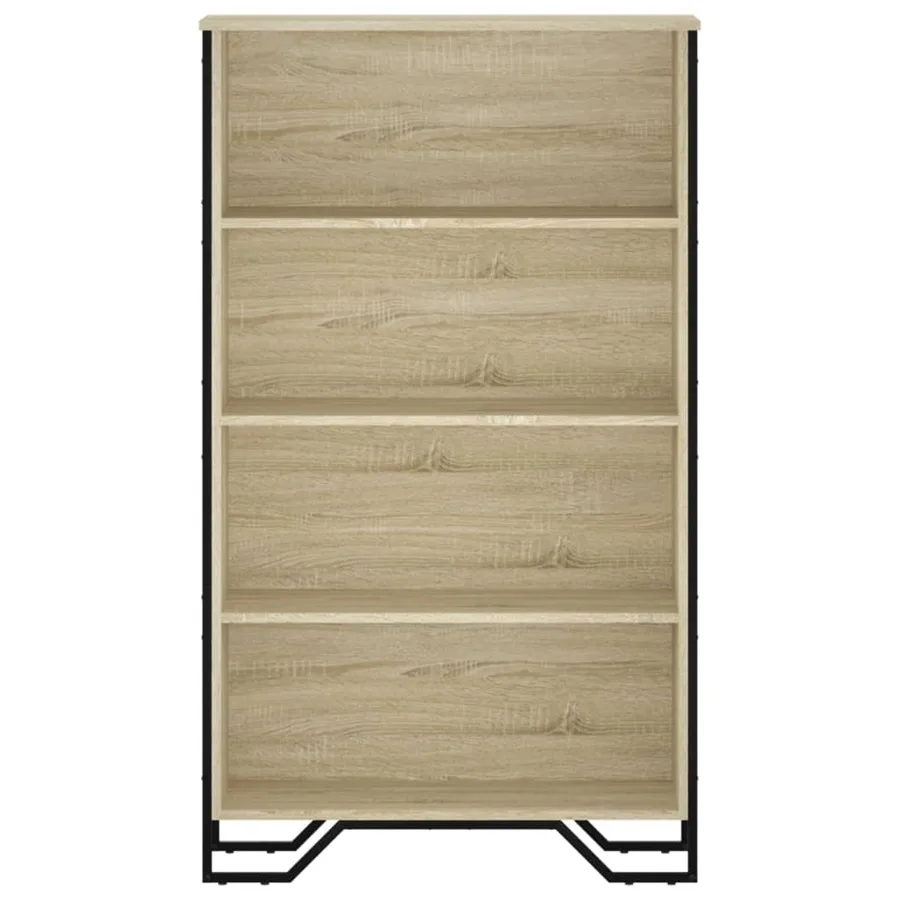 Bibliothèque chêne sonoma 80x31x137,5 cm bois d'ingénierie - 4