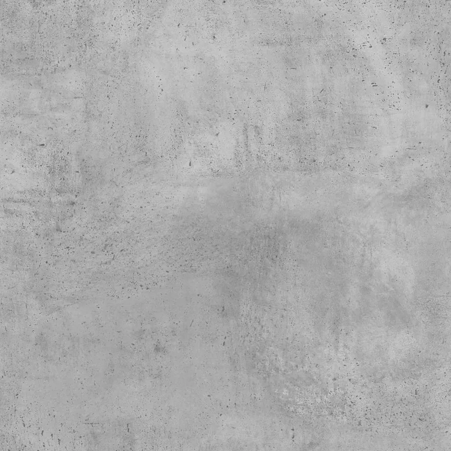 Table d'appoint avec roues gris béton bois d'ingénierie - 8