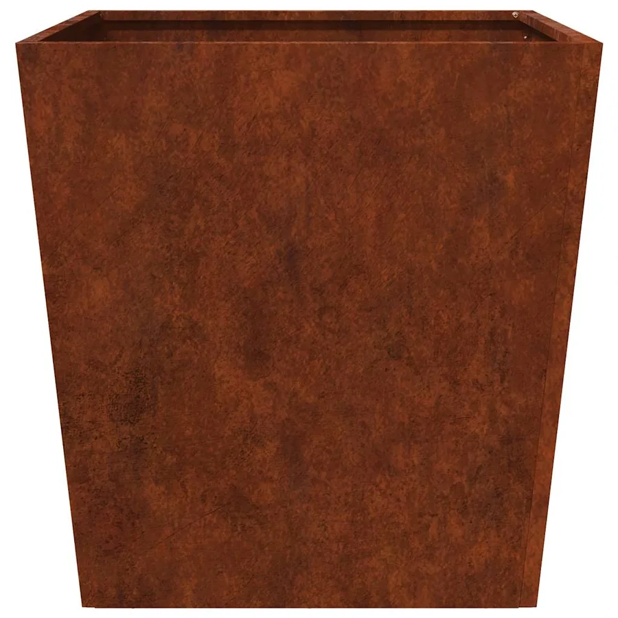 Jardinières 2 pcs 50x50x50 cm acier résistant aux intempéries - 8