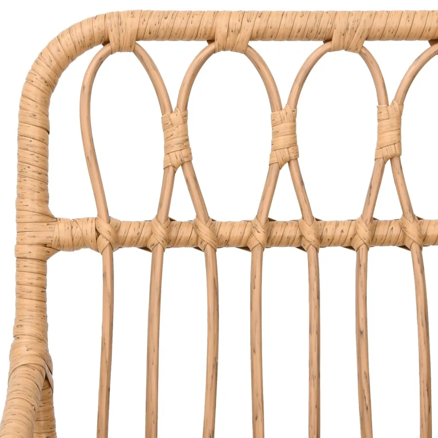 Ensemble à manger de jardin 7 pcs Résine tressée - 6