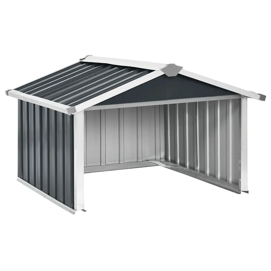 Robot Mower Garage 92x97x63 cm Galvanised Steel Anthracite - 2