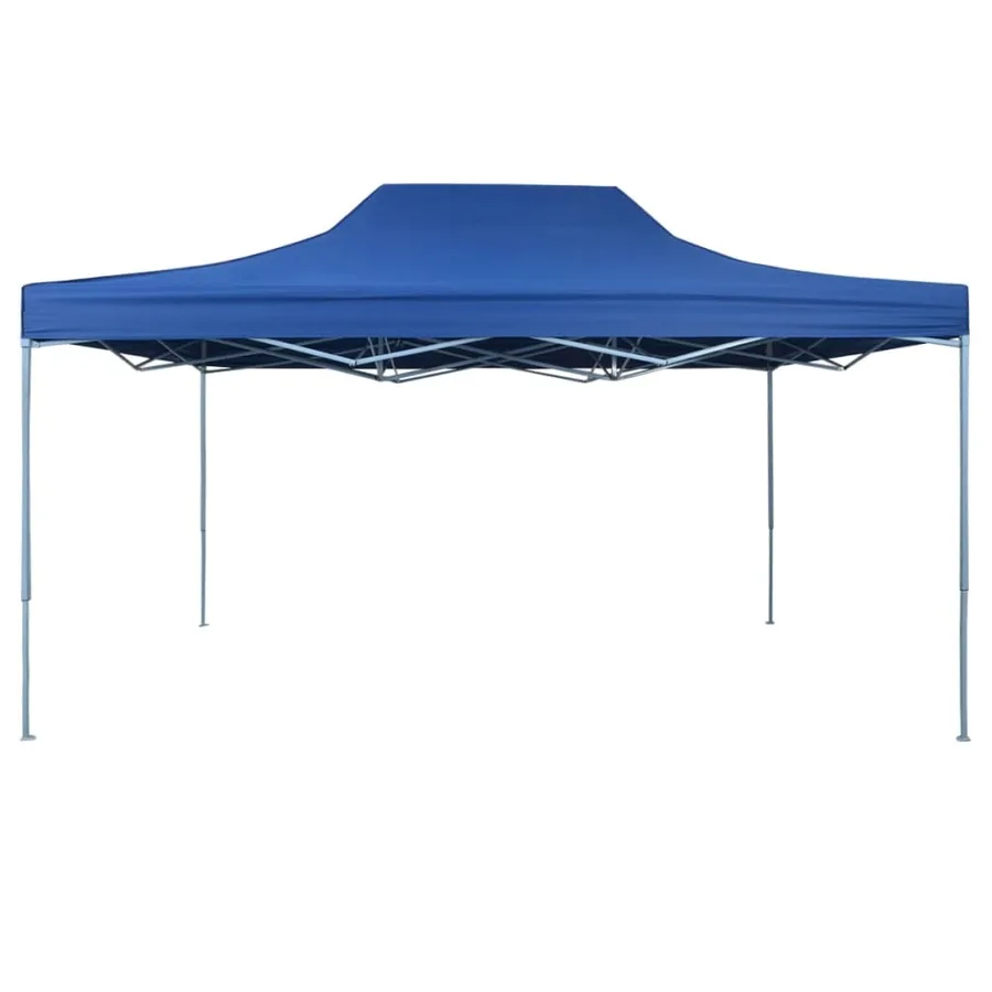 Tente pliable 3 x 4,5 m Bleu - 2