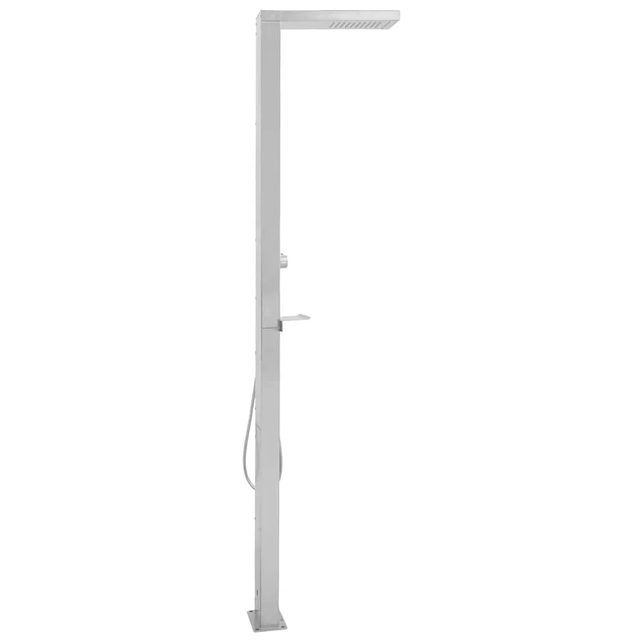 Douche d'extérieur Acier inoxydable Carré - 4