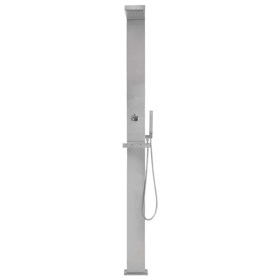 Douche d'extérieur Acier inoxydable Carré - 5