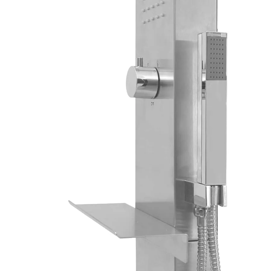 Douche d'extérieur Acier inoxydable Carré - 7