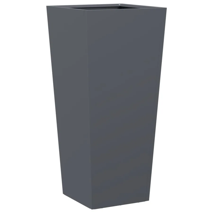 Jardinières 2 pcs anthracite 35x35x75 cm acier - 6