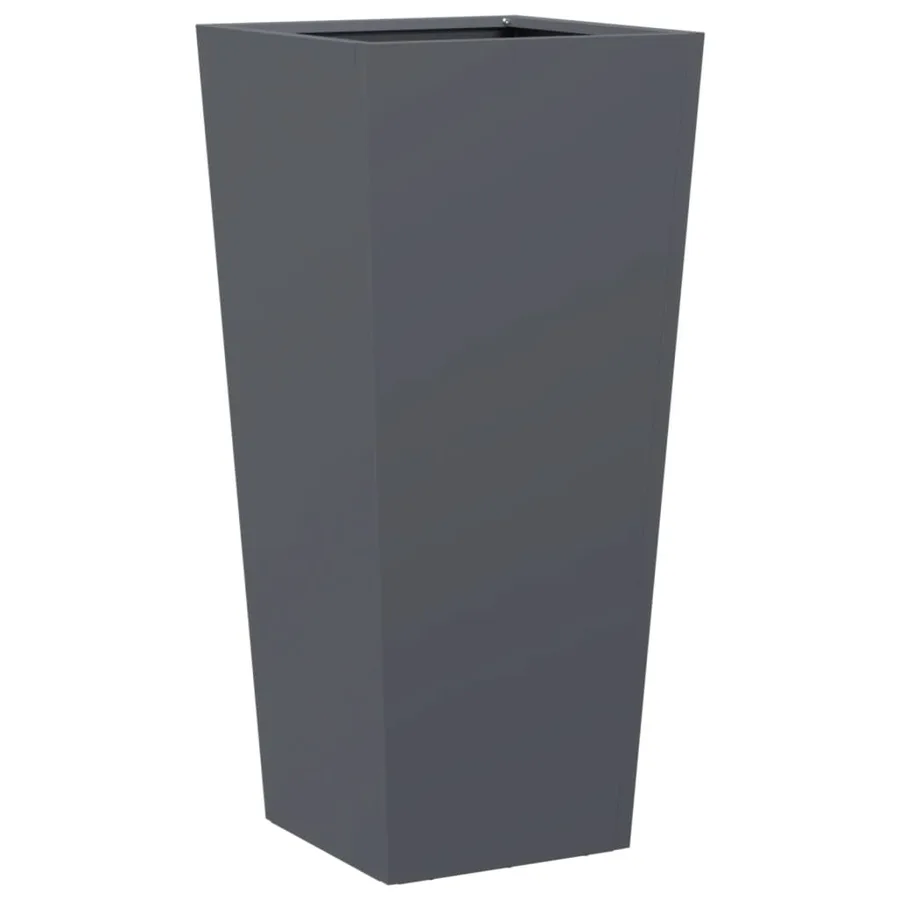 Jardinières 2 pcs anthracite 35x35x75 cm acier - 8