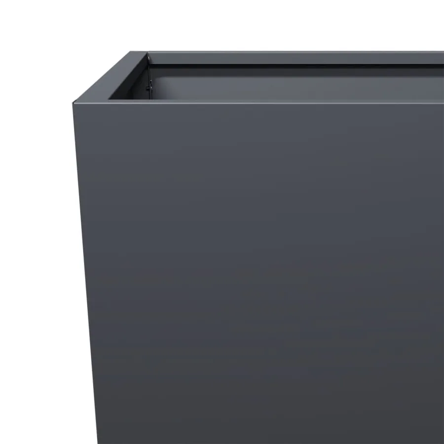Jardinières 2 pcs anthracite 35x35x75 cm acier - 9
