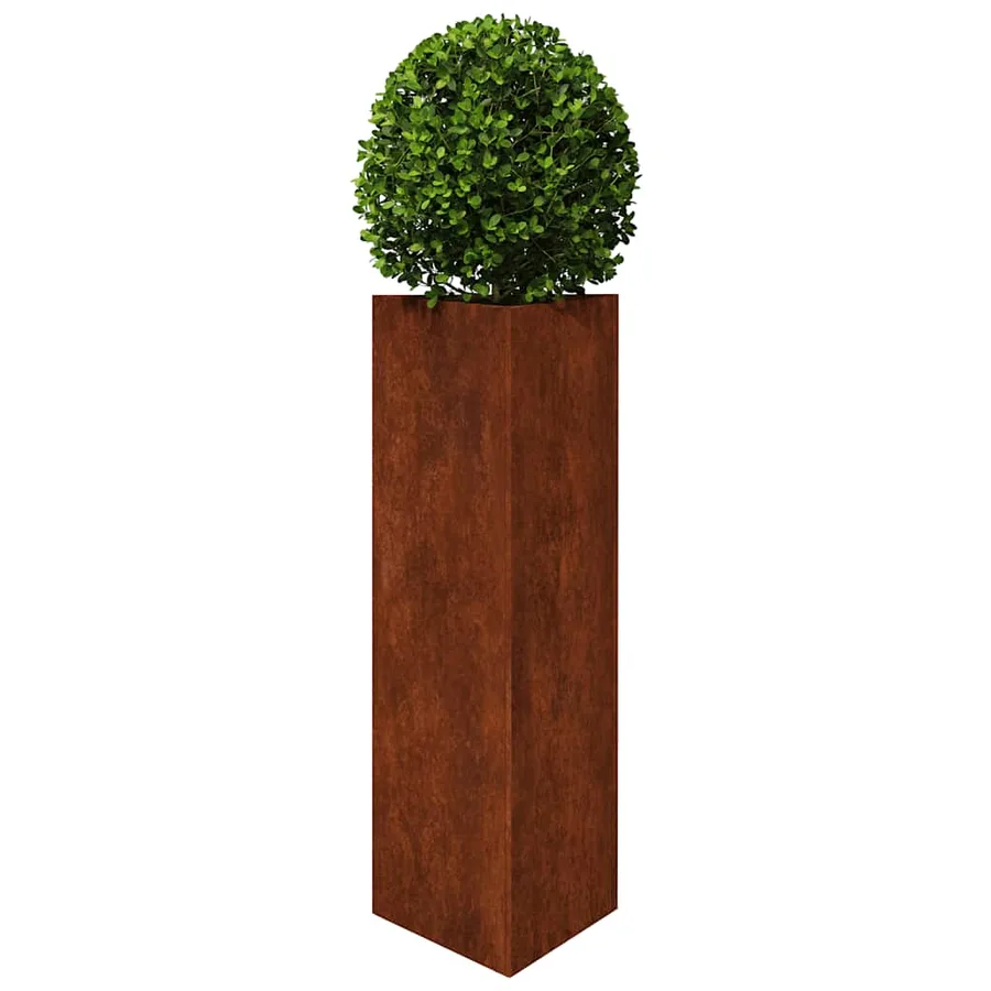Jardinières 2 pcs triangulaire acier résistant aux intempéries - 4