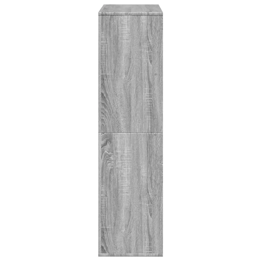 Bibliothèque sonoma gris 100x33x125,5 cm bois d'ingénierie - 5