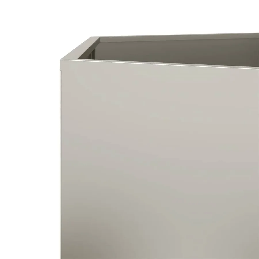 Jardinières 2 pcs hexagone 46x40x45 cm acier patinable - 14