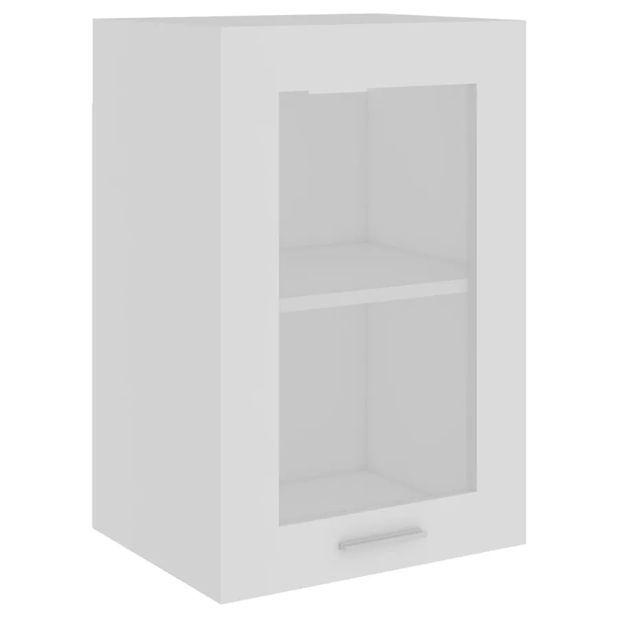Vitrine suspendue "Lyon" Blanc 40 x 31 x 60 cm Bois d'ingénierie - 2