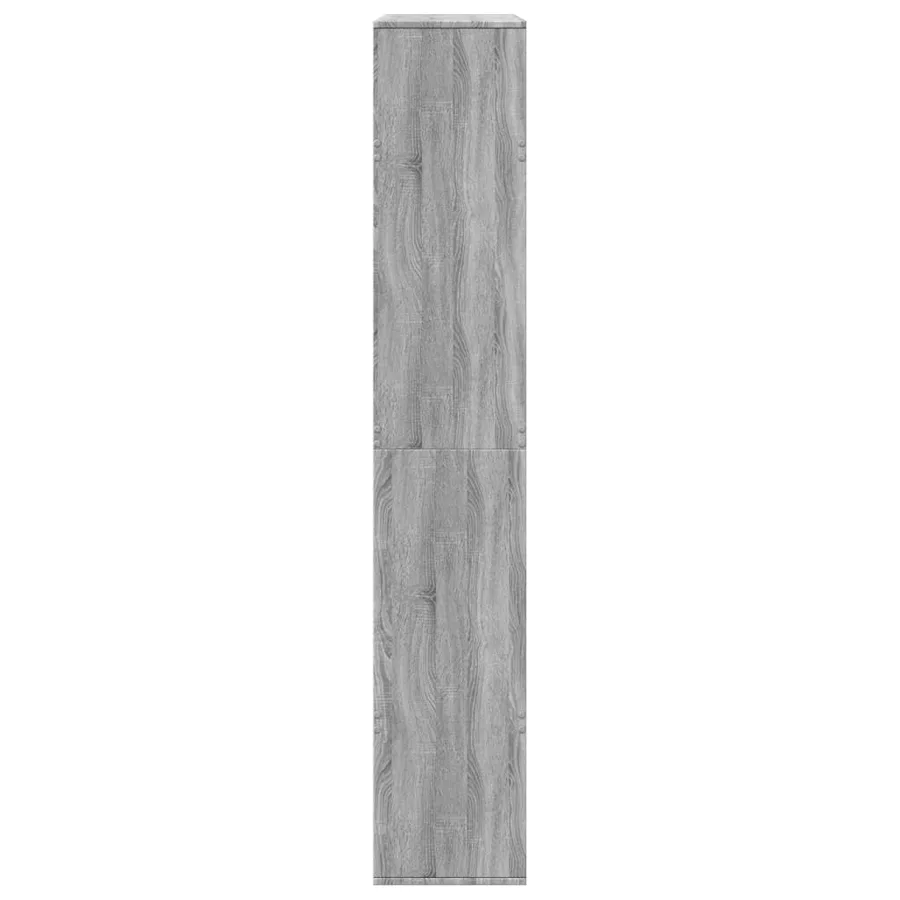 Bibliothèque sonoma gris 100x33x187,5 cm bois d'ingénierie - 5