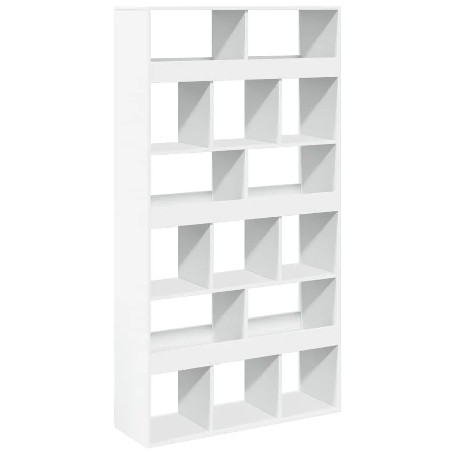 Bibliothèque blanc 100x33x187,5 cm bois d'ingénierie - 6