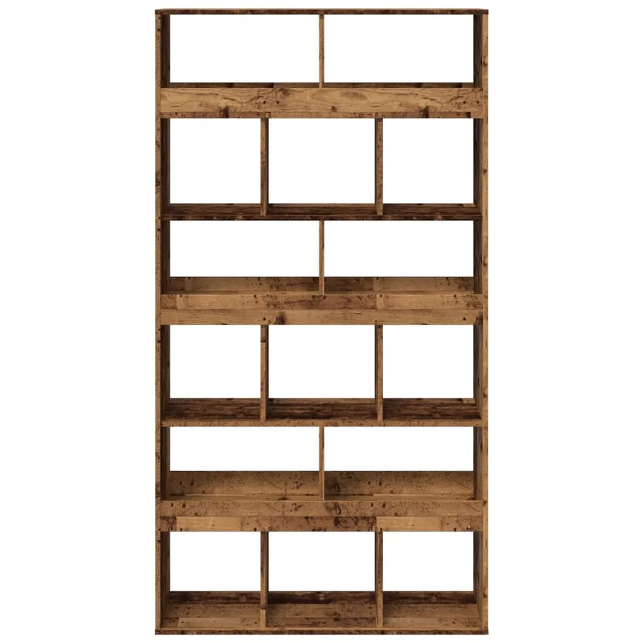Bibliothèque vieux bois 100x33x187,5 cm bois d'ingénierie - 4
