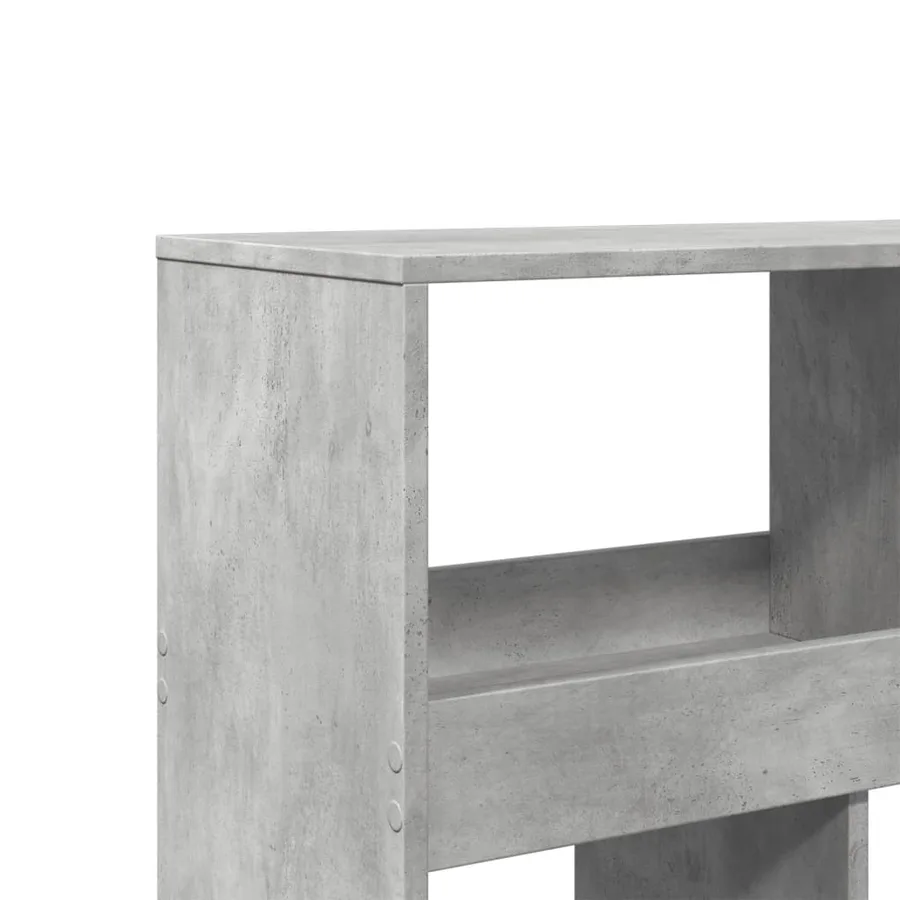 Cloison de séparation gris béton bois d'ingénierie - 7