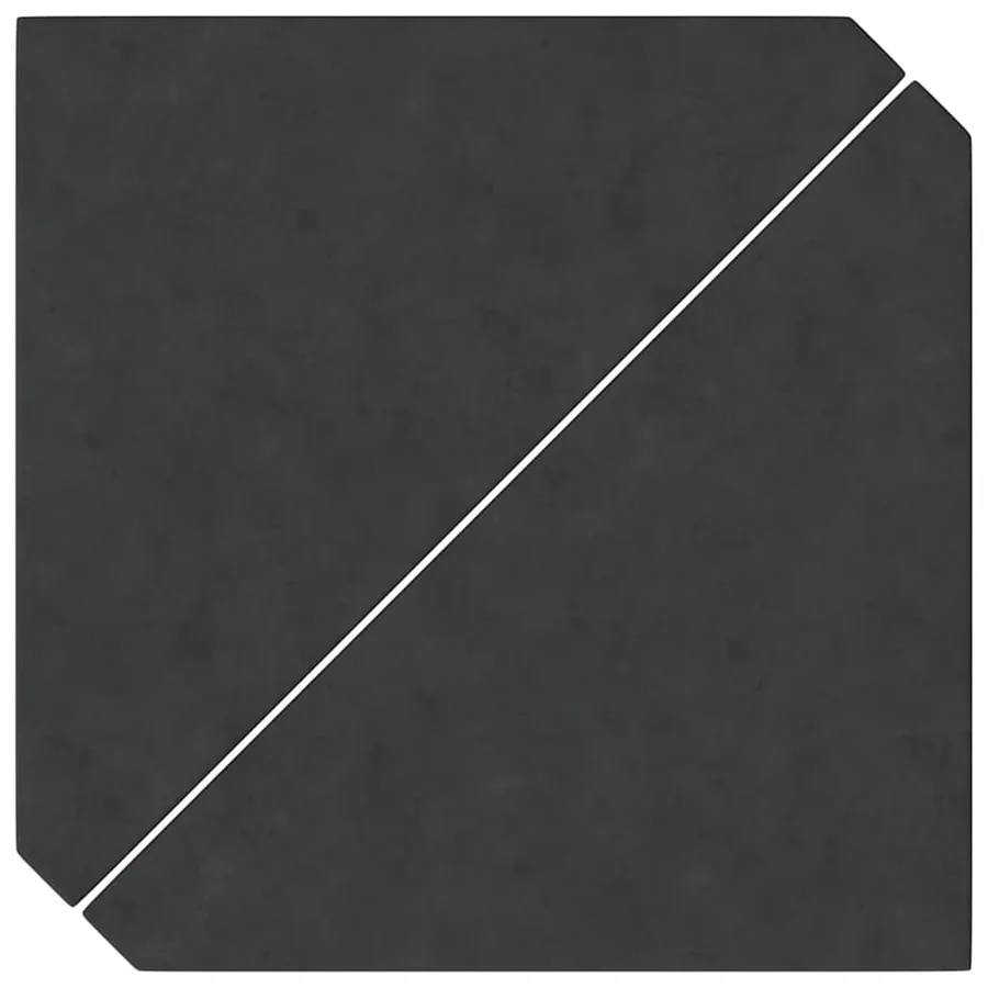 Plaques de poids de parasol 2 pcs triangulaire granit noir 14kg - 6