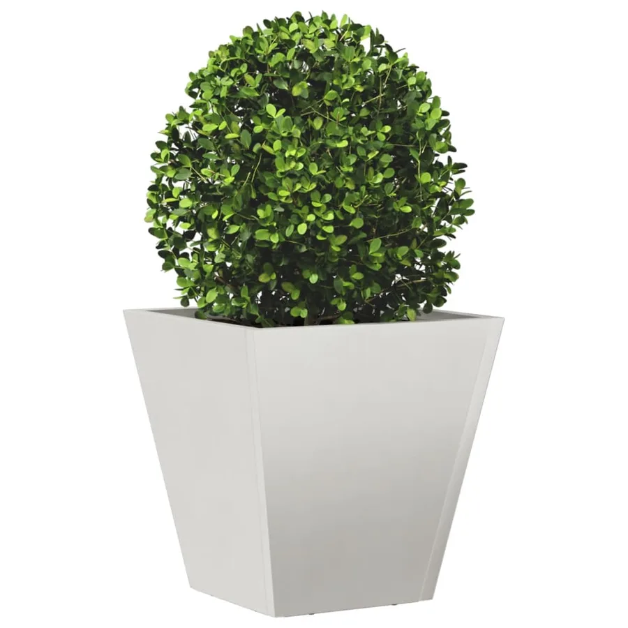 Jardinières 2 pcs 30x30x30 cm acier inoxydable - 4