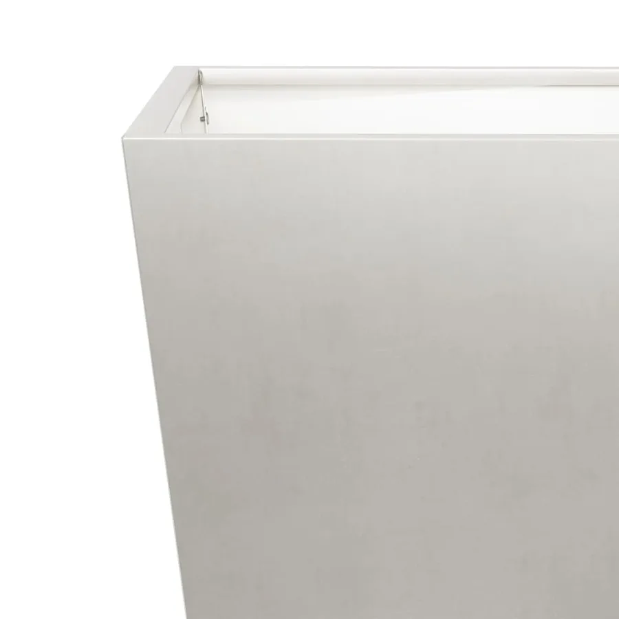 Jardinières 2 pcs 30x30x30 cm acier inoxydable - 9