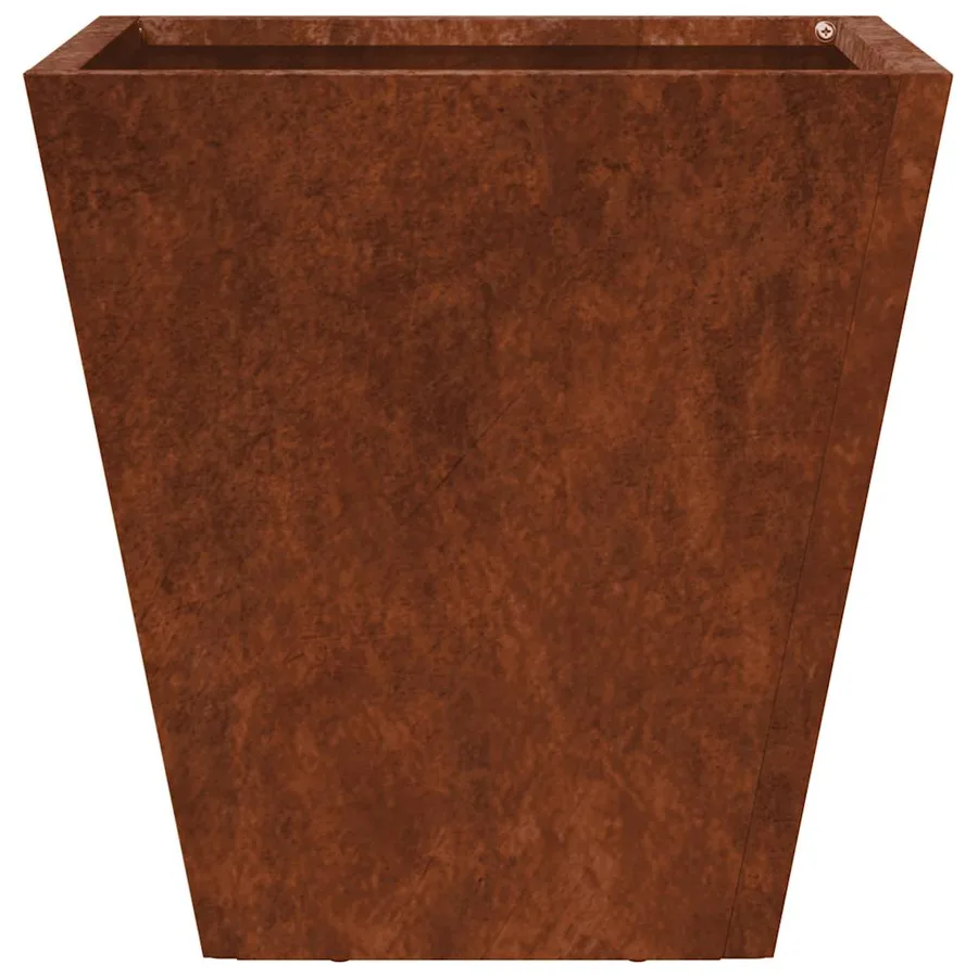 Jardinières 2 pcs 30x30x30 cm acier résistant aux intempéries - 7