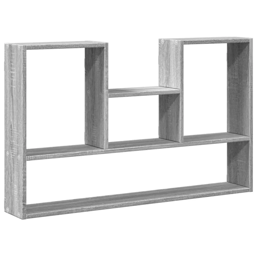 Étagère murale sonoma gris 99x15x60 cm bois ingénierie - 2