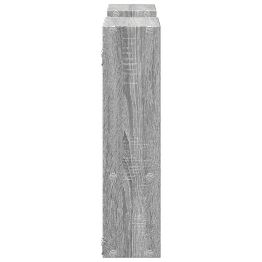 Étagère murale sonoma gris 99x15x60 cm bois ingénierie - 5