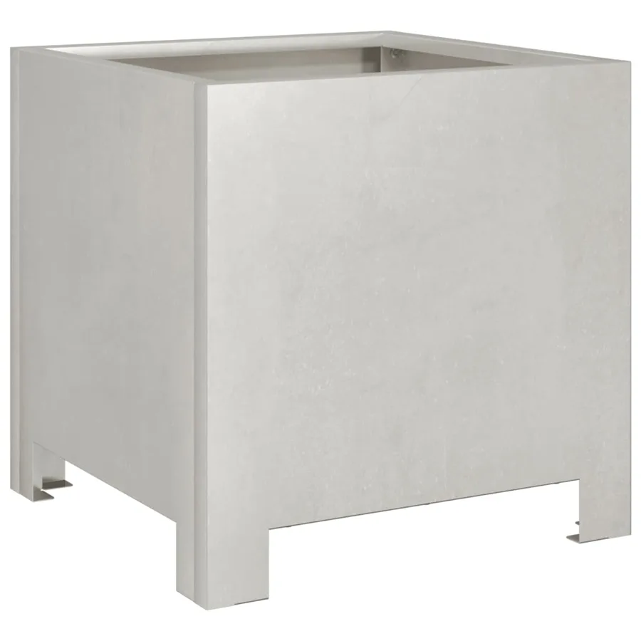 Jardinières 2 pcs 30x30x30 cm acier inoxydable - 5