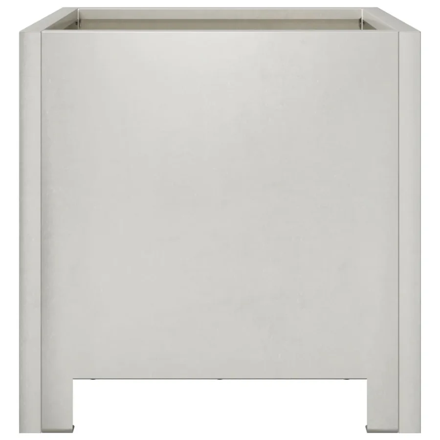 Jardinières 2 pcs 30x30x30 cm acier inoxydable - 7
