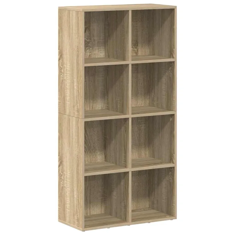 Bibliothèque/Buffet Chêne sonoma 66x30x130 cm Bois d’ingénierie - 2