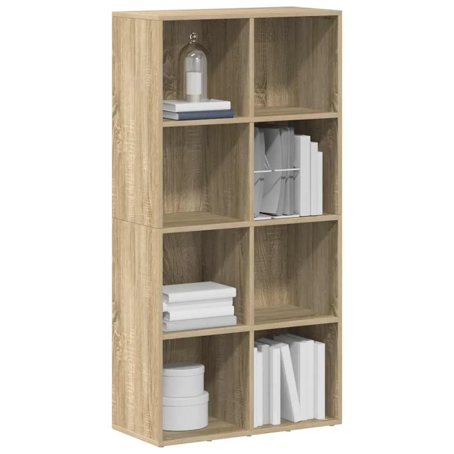 Bibliothèque/Buffet Chêne sonoma 66x30x130 cm Bois d’ingénierie - 3
