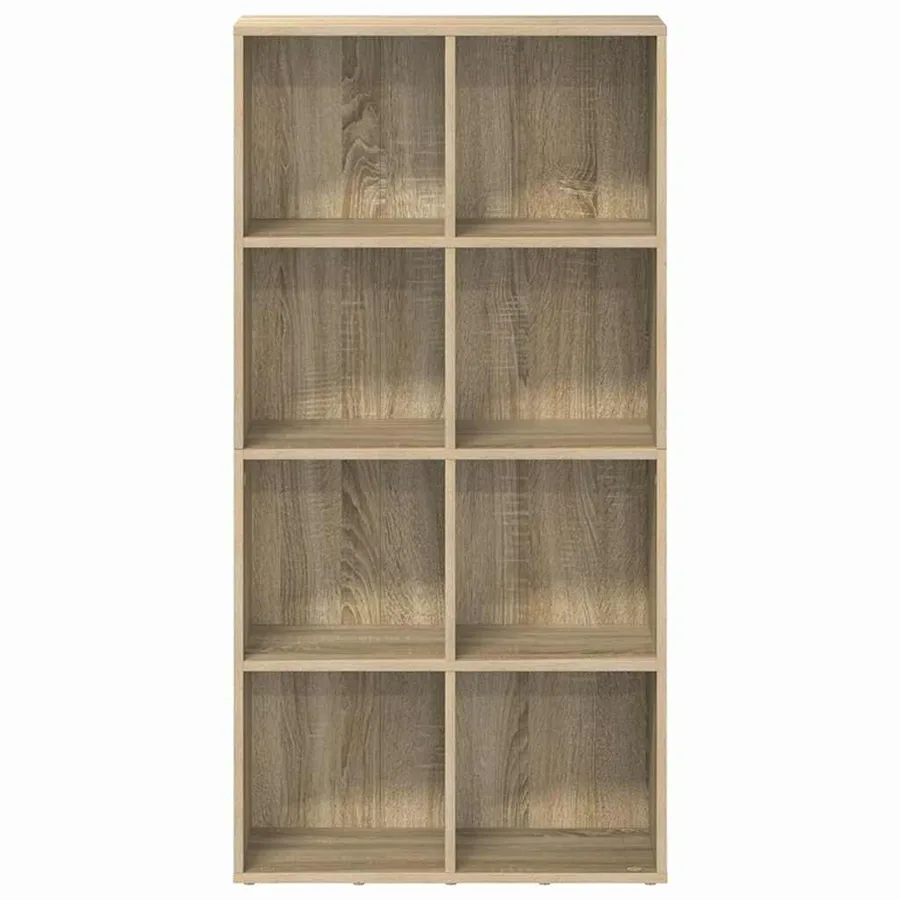 Bibliothèque/Buffet Chêne sonoma 66x30x130 cm Bois d’ingénierie - 4