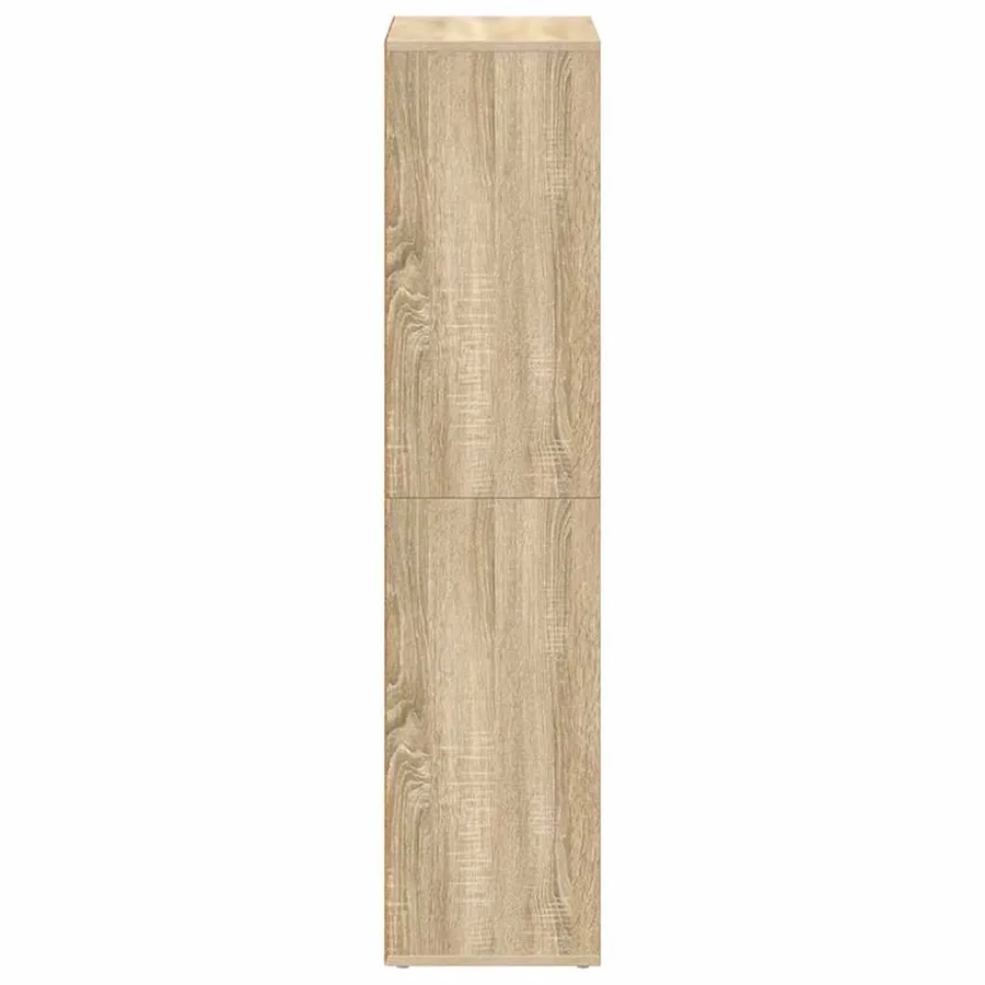 Bibliothèque/Buffet Chêne sonoma 66x30x130 cm Bois d’ingénierie - 5