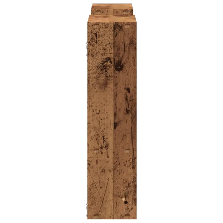 Étagère murale vieux bois 99x15x60 cm bois d'ingénierie - 5