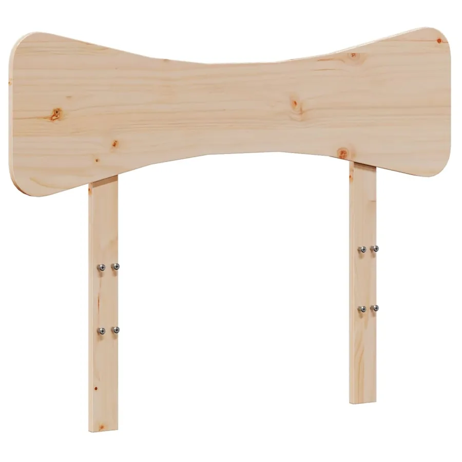 Cadre de lit sans matelas 90x200 cm bois de pin massif - 6