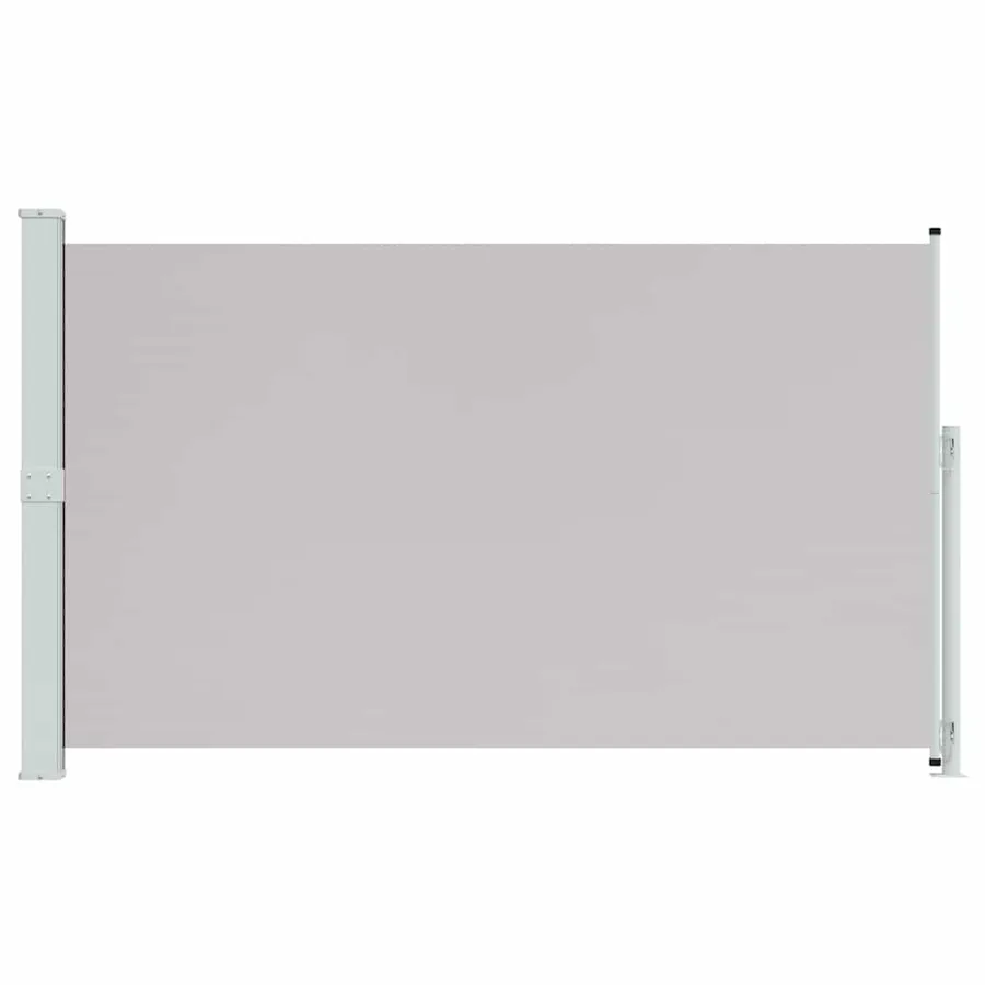 Auvent latéral rétractable de patio 180x300 cm Gris - 4