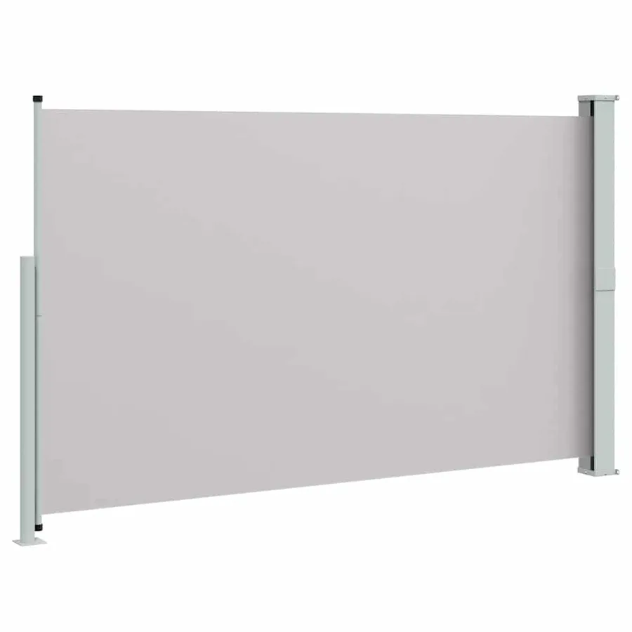 Auvent latéral rétractable de patio 180x300 cm Gris - 6