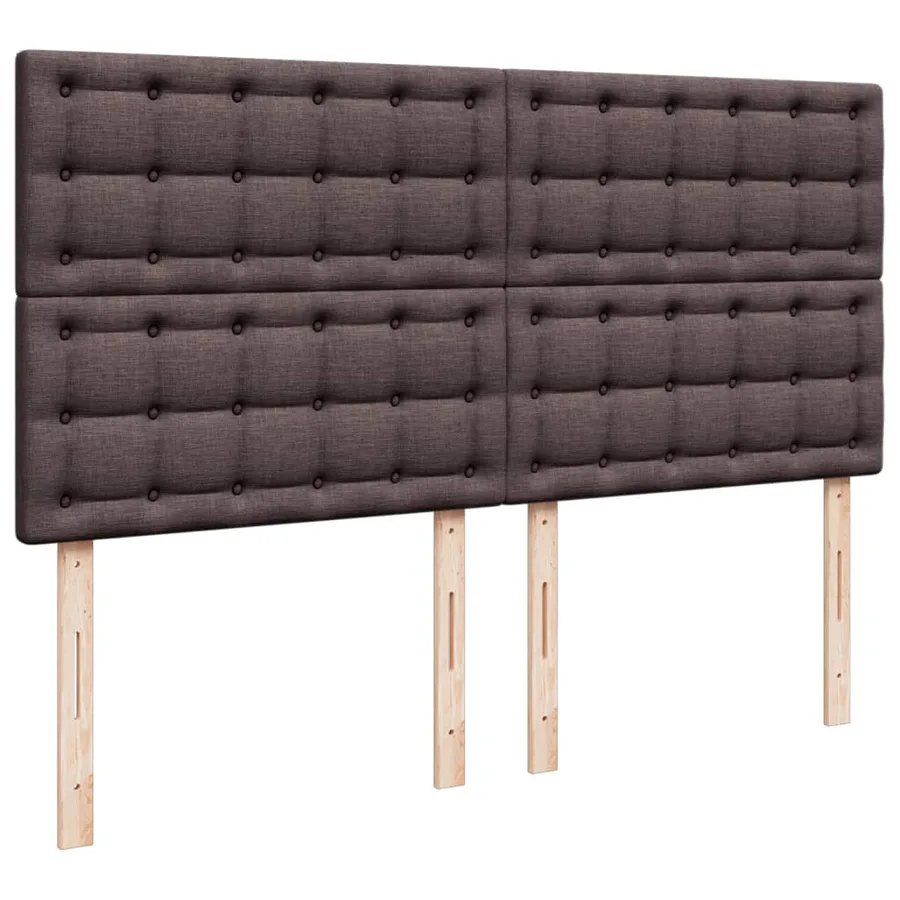 Sommier à lattes de lit avec matelas Marron foncé 180x200 cm - 7