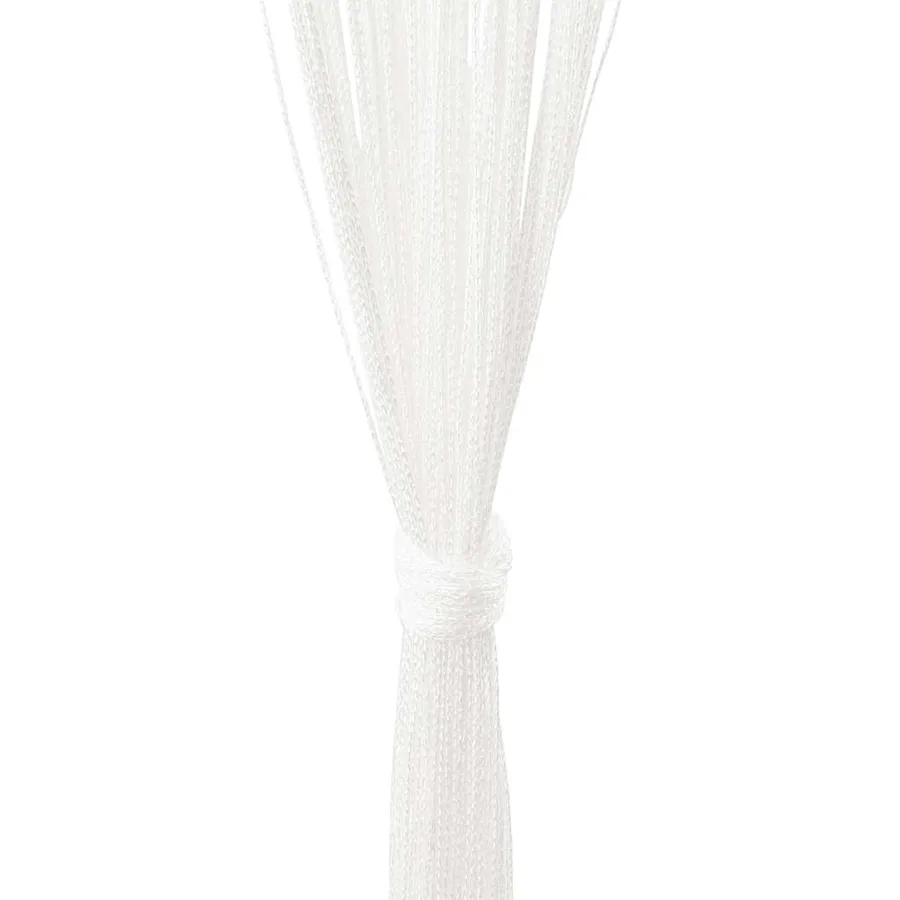 Rideau en fils 2 pcs 140 x 250 cm Blanc - 7
