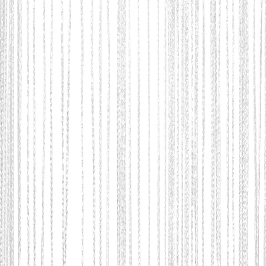 Rideau en fils 2 pcs 140 x 250 cm Blanc - 8