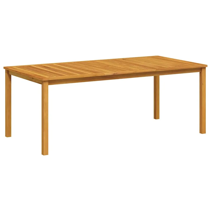 Table de jardin 200x100x74 cm Bois d'acacia massif