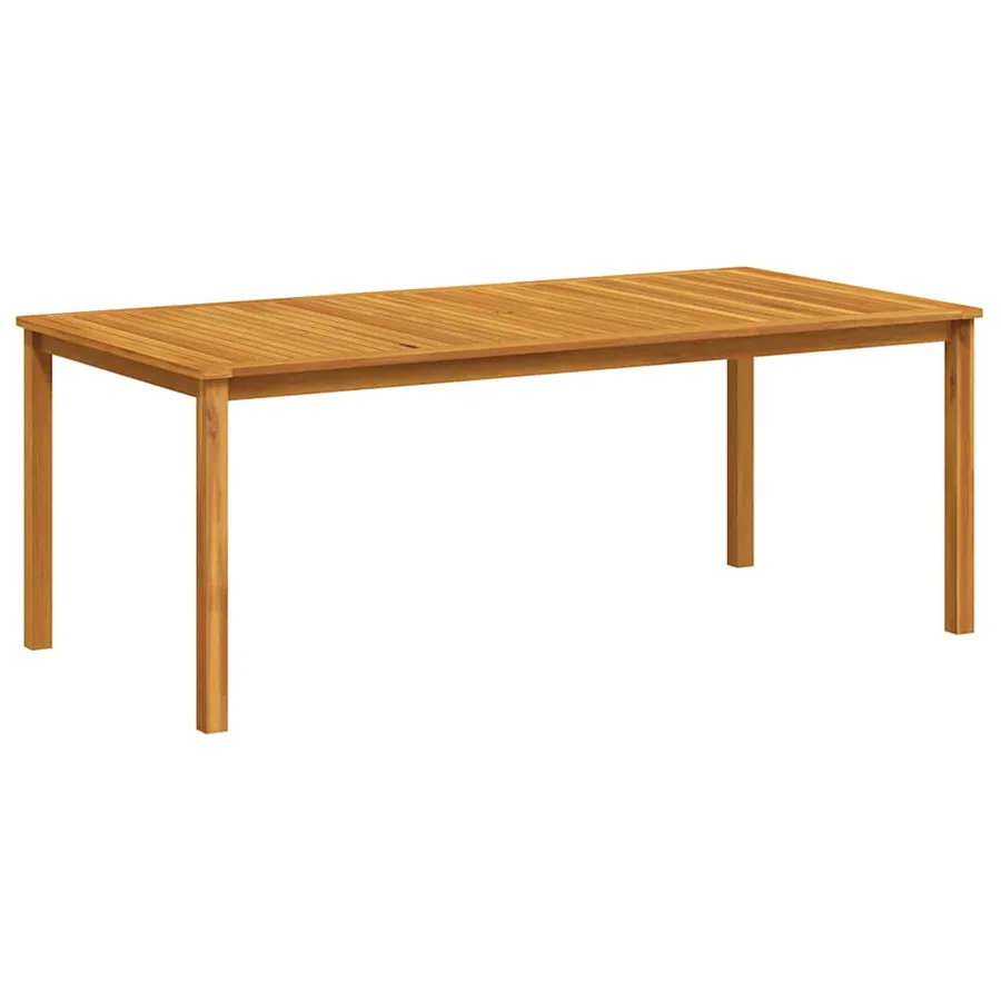 Table de jardin 200x100x74 cm Bois d'acacia massif - 3