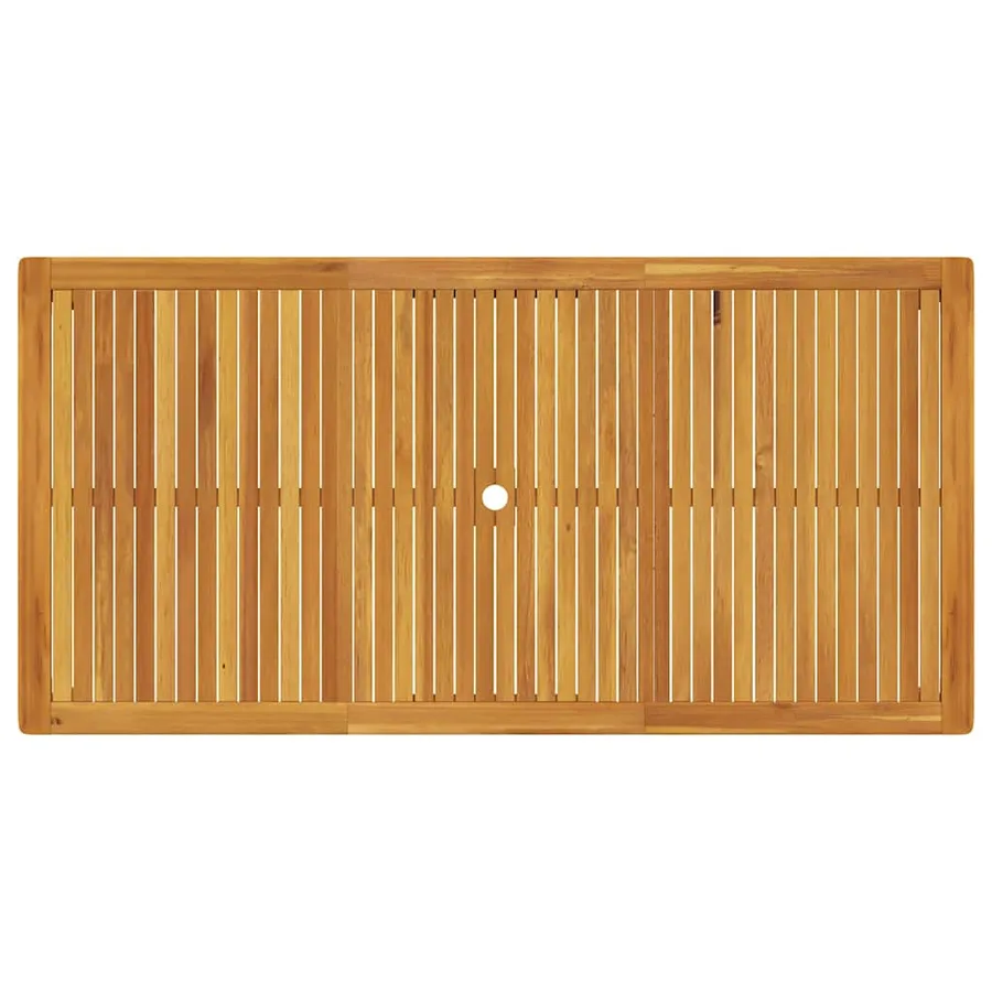 Table de jardin 200x100x74 cm Bois d'acacia massif - 5