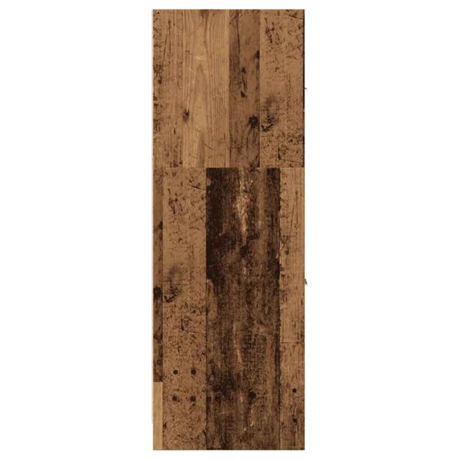 Armoire d'apothicaire vieux bois 40x41x118 cm bois d'ingénierie - 7